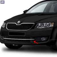 SKODA OCTAVIA 3 A7 4D/SW 2013+ ΤΡΙΜ ΜΑΡΚΕ ΠΡΟΦΥΛΑΚΤΗΡΑ ΧΡΩΜΙΟ ΜΕΤΑΛΛΙΚΟ