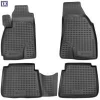 HYUNDAI SANTA FE 01/2001-02/2006 ΜΑΡΚΕ ΠΑΤΑΚΙΑ ΣΕ ΣΚΑΦΗ TPE ΛΑΣΤΙΧΟ ΣΕ ΑΝΘΡΑΚΙ ΣΚΟΥΡΟ ΓΚΡΙ ΧΡΩΜΑ NOVLINE - 4 ΤΕΜ.