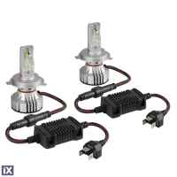 H4 9-32V 6.500K 6.000lm 72W P43t HALO LED SERIE 7 COMPACT 16LED CREE LED KIT - 2 ΤΕΜ.