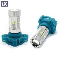 PSY24W 12/24V PGU20-4 7W LED 8xCREE PREMIUM ΛΕΥΚΟ 1ΤΕΜ.