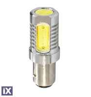 P21/5W 12V BAY15d LED 4xHP 1,5W PREMIUM ΛΕΥΚΟ (ΔΙΠΟΛΙΚΟ) BLISTER 1 ΤΕΜ.