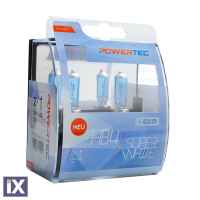 HB4 12V 55W 3.450K P22d POWERTECK SUPERWHITE 2ΤΕΜ.