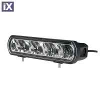 ΠΡΟΒΟΛΕΑΣ ΟΔΗΓΗΣΗΣ LED DRIVING LIGHT BAR ΜΑΥΡΟΣ 10-32V 40W 2090lm 4 CREE LED ΟΒΑΛ ΠΛΑΚΕ 222 x 55 x 100 mm M-TECH