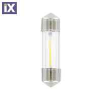 ΛΑΜΠΑΚΙ ΠΛΑΦΟΝΙΕΡΑΣ 12V 8x31mm 20lm ΛΕΥΚΟ MEGA-LED9 COB (ΔΙΠΛΗΣ ΠΟΛΙΚΟΤΗΤΑΣ- CAN-BUS) BLISTER 1ΤΕΜ.