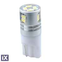 T10 W5W 12V W2,1x9,5d LED 10xSMD3104 ΛΕΥΚΟ (ΚΑΡΦΩΤΟ ΑΚΑΛΥΚΟ) BLISTER 2ΤΕΜ. M-TECH