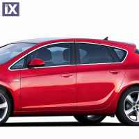 OPEL ASTRA J 5D 2010+ TRIM ΜΑΡΚΕ ΠΑΡΑΘΥΡΩΝ ΑΥΤΟΚΟΛΛΗΤΑ ΧΡΩΜΙΟΥ 12ΤΕΜ.