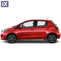 TOYOTA YARIS 5D 2012+ TRIM ΜΑΡΚΕ ΠΑΡΑΘΥΡΩΝ ΑΥΤΟΚΟΛΛΗΤΑ ΧΡΩΜΙΟΥ 4ΤΕΜ.