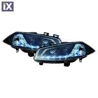 Φανάρια diederichs DRAGONLIGHT RENAULT MEGANE ΙΙ 02-05 DRAGONLIGHT+LED BLACK