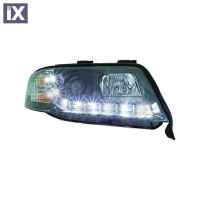 Φανάρια AUDI A6 5/97-5/01 Dayline +LED Black