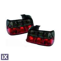 Πισινά Φανάρια diederichs Bmw BMW Σείρα 3 E36 90-99 LIMOUSINE RED/SMOKE+LED