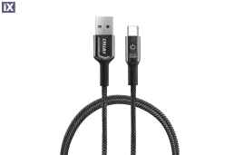 ΚΑΛΩΔΙΟ ΦΟΡΤΙΣΗΣ ΚΑΙ ΣΥΓΧΡΟΝΙΣΜΟΥ USB ΓΙΑ USB TYPE C 100cm FullLINK UC-9 AMIO