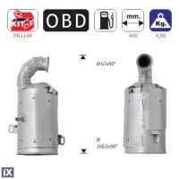 ΚΑΤΑΛΥΤΗΣ DIESEL CITROEN C3, DS3 / PEUGEOT 206+, 207, 208, 2008 1.4TD HDI DPF 1398cc 8HP-8HR-8HZ 2010-2015