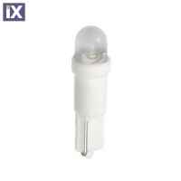 T5 24V W2x4,6d LED 1xFLUX 5mm ΛΕΥΚΟ ΔΙΑΘΛΑΣΗΣ(ΚΑΡΦΩΤΟ-ΑΚΑΛΥΚΟ) 1ΤΕΜ.