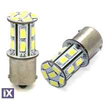 P21W 12V BA15s LED 18xSMD5630 PREMIUM ΛΕΥΚΟ (ΜΟΝΟΠΟΛΙΚΟ) 1ΤΕΜ.