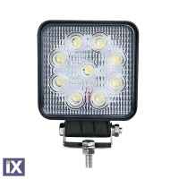 ΠΡΟΒΟΛΕΑΣ ΕΡΓΑΣΙΑΣ WORKING LAMPS FLOOD BEAM OSRAM LED 10-30V 27W 2025lm ΤΕΤΡΑΓΩΝΟΣ (138 x 107 x 56 mm ) M-TECH -1 TEM