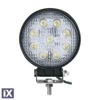 ΠΡΟΒΟΛΕΑΣ ΕΡΓΑΣΙΑΣ WORKING LAMPS FLOOD BEAM 10-30V 27W 1700lm OSRAM LED ΣΤΡΟΓΓΥΛΟΣ (137 x 120 x 68 mm)- 1ΤΕΜ Μ-TECH