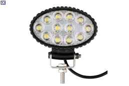 ΠΡΟΒΟΛΕΑΣ ΕΡΓΑΣΙΑΣ WORKING LAMPS FLOOD 10-30V 36W 2400lm OSRAM LED ΟΒΑΛ (137 x 111 x 75 mm) M-TECH