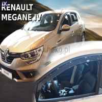 RENAULT MEGANE 5D 2016+ ΖΕΥΓΑΡΙ ΑΝΕΜΟΘΡΑΥΣΤΕΣ ΑΠΟ ΕΥΚΑΜΠΤΟ ΦΙΜΕ ΠΛΑΣΤΙΚΟ HEKO - 2 ΤΕΜ.