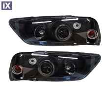 Φανάρια DECTANE Angel Eyes PEUGEOT 306 93-96 (Μαύρο)