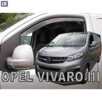 CITROEN JUMPY 3 / SPACETOURER / TOYOTA PROACE 2 / PEUGEOT EXPERT 3 / TRAVELLER 2016+ / OPEL VIVARO 3 2019+ ΖΕΥΓΑΡΙ ΑΝΕΜΟΘΡΑΥΣΤΕΣ VAN ΑΠΟ ΕΥΚΑΜΠΤΟ ΦΙΜΕ ΠΛΑΣΤΙΚΟ HEKO - 2 ΤΕΜ.