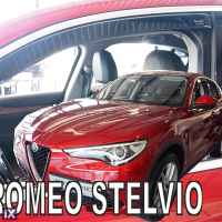 ALFA ROMEO STELVIO 5D 2017- ΖΕΥΓΑΡΙ ΑΝΕΜΟΘΡΑΥΣΤΕΣ ΑΠΟ ΕΥΚΑΜΠΤΟ ΦΙΜΕ ΠΛΑΣΤΙΚΟ HEKO - 2 ΤΕΜ.