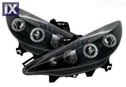 PEUGEOT 207 3D/5D 2006-2009 ANGEL EYES (ΜΑΥΡΑ) - 2 ΤΕΜ.