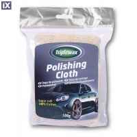 ΠΑΝΙ ΓΙΑ ΓΥΑΛΙΣΜΑ ΒΑΜΒΑΚΕΡΟ 100% (COTTON) 100g/130x27cm CARPLAN TRIPLEWAX POLISHING CLOTH