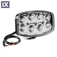 ΠΡΟΒΟΛΕΑΣ PLUTON NIX 10-30V 18CREE LED 64W 6500lm ΚΑΡΦΙ ΜΕ NEON ΘΕΣΕΩΣ 245x170x89mm 1ΤΕΜ.