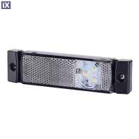 ΦΩΣ ΟΓΚΟΥ ΑΝΑΚΛΑΣΤΙΚΟ LD127 12/24V 3LED HORPOL ΛΕΥΚΟ 13 x 3 cm -1ΤΕΜ.