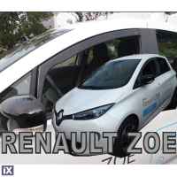 RENAULT ZOE 5D 2012+ ΖΕΥΓΑΡΙ ΑΝΕΜΟΘΡΑΥΣΤΕΣ ΑΠΟ ΕΥΚΑΜΠΤΟ ΦΙΜΕ ΠΛΑΣΤΙΚΟ HEKO - 2 ΤΕΜ.