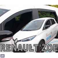 RENAULT ZOE 5D 2012+ ΣΕΤ ΑΝΕΜΟΘΡΑΥΣΤΕΣ ΑΥΤΟΚΙΝΗΤΟΥ ΑΠΟ ΕΥΚΑΜΠΤΟ ΦΙΜΕ ΠΛΑΣΤΙΚΟ HEKO - 4 ΤΕΜ.