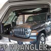 JEEP WRANGLER / GLADIATOR JL IV 5D 2019+ ΖΕΥΓΑΡΙ ΑΝΕΜΟΘΡΑΥΣΤΕΣ ΑΠΟ ΕΥΚΑΜΠΤΟ ΦΙΜΕ ΠΛΑΣΤΙΚΟ HEKO - 2 ΤΕΜ.