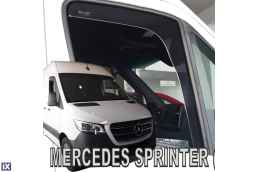 MERCEDES SPRINTER W907 2D 2018+ ΖΕΥΓΑΡΙ ΑΝΕΜΟΘΡΑΥΣΤΕΣ VAN ΑΠΟ ΕΥΚΑΜΠΤΟ ΦΙΜΕ ΠΛΑΣΤΙΚΟ HEKO - 2 ΤΕΜ.