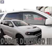 DODGE DURANGO 5D 2011+ ΣΕΤ ΑΝΕΜΟΘΡΑΥΣΤΕΣ ΑΥΤΟΚΙΝΗΤΟΥ ΑΠΟ ΕΥΚΑΜΠΤΟ ΦΙΜΕ ΠΛΑΣΤΙΚΟ HEKO - 4 ΤΕΜ.