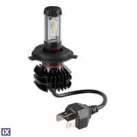 H4 9-32V 3000-10.000K 2.250lm 25W P43t HALO LED PRO-BIKE 1 12LED ZES 1ΤΕΜ. LED KIT