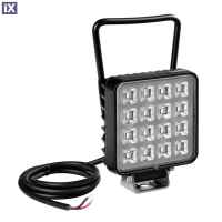 ΠΡΟΒΟΛΕΑΣ ΤΕΤΡΑΓΩΝΟΣ WL-28 16LED 16W 1.400lm 6.000K 10-30V 110x90x34,7mm ΦΩΣ ΔΙΑΘΛΑΣΗΣ 1ΤΕΜ.