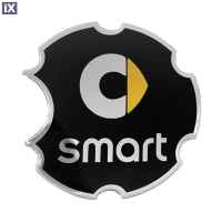 SMART 450 1998-2006 ΑΥΤΟΚΟΛΛΗΤΟ ΤΑΠΑΣ ΡΕΖΕΡΒΟΥΑΡ 10,7 cm ΜΑΥΡΟ/ΧΡΩΜΙΟ/ΧΡΥΣΟ ΜΕ ΕΠΙΚΑΛΥΨΗ ΕΠΟΞΕΙΔΙΚΗΣ ΡΥΤΙΝΗΣ (ΥΓΡΟ ΓΥΑΛΙ) - 1 ΤΕΜ.