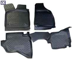 FORD RANGER 2007-2011 ΜΑΡΚΕ ΠΑΤΑΚΙΑ ΣΕ ΣΚΑΦΗ TPE ΛΑΣΤΙΧΟ ΣΕ ΜΑΥΡΟ ΧΡΩΜΑ ΜΕ ΔΙΑΤΡΗΤΑ ΚΟΥΜΠΩΜΑΤΑ NOVLINE - 4 ΤΕΜ.