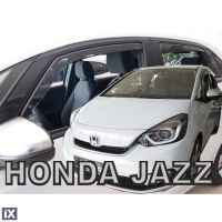 HONDA JAZZ 5D 2019+ ΣΕΤ ΑΝΕΜΟΘΡΑΥΣΤΕΣ ΑΥΤΟΚΙΝΗΤΟΥ ΑΠΟ ΕΥΚΑΜΠΤΟ ΦΙΜΕ ΠΛΑΣΤΙΚΟ HEKO - 4 ΤΕΜ.