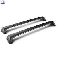 ΜΠΑΡΕΣ ΟΡΟΦΗΣ ΑΛΟΥΜΙΝΙΟΥ ΜΑΥΡΗ YAKIMA FLUSH BAR STANDARD 85cm 2ΤΕΜ. ΜΕ ΚΛΕΙΔΙ