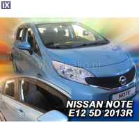 NISSAN NOTE E12 5D 2013+ - ΣΕΤ ΑΝΕΜΟΘΡΑΥΣΤΕΣ ΑΠΟ ΕΥΚΑΜΠΤΟ ΦΙΜΕ ΠΛΑΣΤΙΚΟ HEKO - 4 ΤΕΜ.