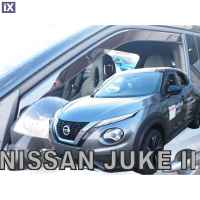 NISSAN JUKE 5D 2019+ ΖΕΥΓΑΡΙ ΑΝΕΜΟΘΡΑΥΣΤΕΣ ΑΠΟ ΕΥΚΑΜΠΤΟ ΦΙΜΕ ΠΛΑΣΤΙΚΟ HEKO - 2 ΤΕΜ.