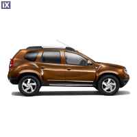 DACIA DUSTER SUV 2009+ ΠΛΑΙΝΟ ΠΡΟΣΤΑΤΕΥΤΙΚΟ TRIM ΠΟΡΤΑΣ (ΑΤΣΑΛΙ ΚΑΙ ΠΛΑΣΤΙΚΟ ΧΡΩΜΙΟ) - 8 ΤΕΜ.