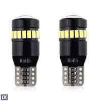 T10 W5W 12/24V CAN-BUS LED 18xSMD3014 +1xSMD ΛΕΥΚΟ 2ΤΕΜ. AMIO