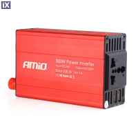 INVERTER 24-230V max300W-peak600W ME 2 USB AMiO – 1 ΤΕΜ.