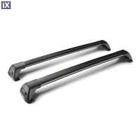 ΜΠΑΡΕΣ ΟΡΟΦΗΣ ΑΛΟΥΜΙΝΙΟΥ ΜΑΥΡΗ YAKIMA FLUSH BAR STANDARD 120cm ΜΕ ΚΛΕΙΔΙ - 2 TEM.