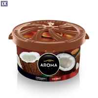 ΑΡΩΜΑΤΙΚΟ ΣΕ ΚΟΝΣΕΡΒΑ AROMA ORGANIC - ΚΑΡΥΔΑ (COCONUT) 40gr - 1 ΤΕΜ.