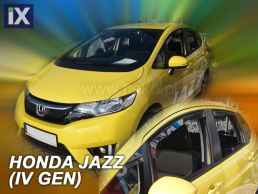 HONDA JAZZ IV 5D 2013+ ΣΕΤ ΑΝΕΜΟΘΡΑΥΣΤΕΣ ΑΥΤΟΚΙΝΗΤΟΥ ΑΠΟ ΕΥΚΑΜΠΤΟ ΦΙΜΕ ΠΛΑΣΤΙΚΟ HEKO - 4 ΤΕΜ.