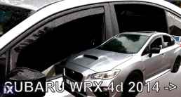 SUBARU WRX 4D 2014+ ΖΕΥΓΑΡΙ ΑΝΕΜΟΘΡΑΥΣΤΕΣ ΑΠΟ ΕΥΚΑΜΠΤΟ ΦΙΜΕ ΠΛΑΣΤΙΚΟ HEKO - 2 ΤΕΜ.