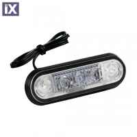 ΦΩΣ ΟΓΚΟΥ 3LED ΠΟΡΤΟΚΑΛΙ SMD 12/24V 85mm LAMPA - 20ΤΕΜ.